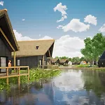 Luxurious Holiday Home With Sauna, In A Holiday Park At 1 2 Km From The Beach